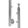 Poteau Inox fixation latérale (1pc)