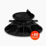 Plots terrasse reglables NIVO H= 50-80mm - lambourdes (sac de 60pcs)