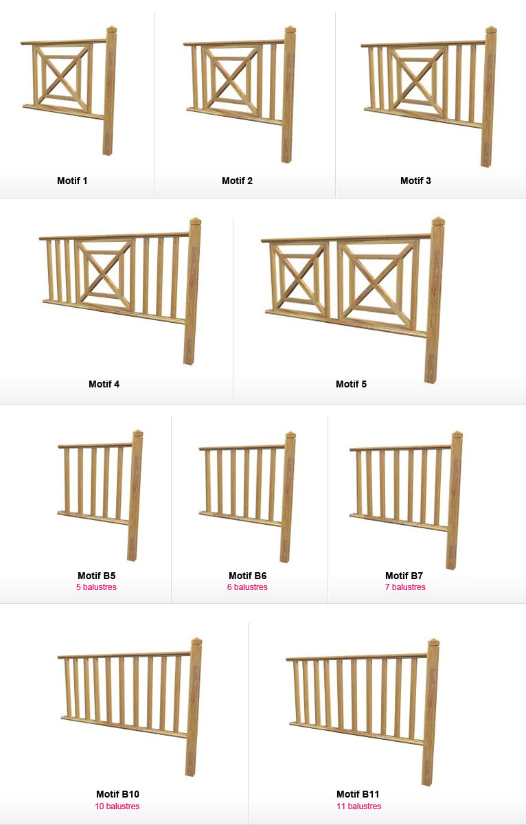 Balcon En Bois Kit : Garde-corps bois LOUISIANE- Exemple de r?alisation Balcon En Bois Kit : Garde-corps bois LOUISIANE- Exemple de r?alisation