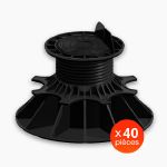 Plots terrasse reglables NIVO H= 80-140mm - lambourdes (sac de 40 pcs)