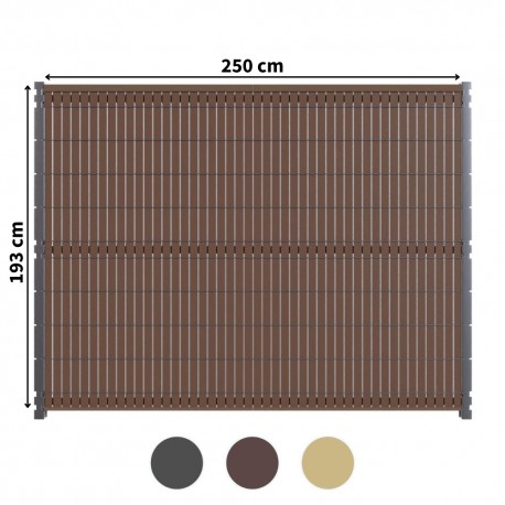 Kit occultation composite - AKIDO L-2,5m H1,93m