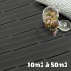 Kit terrasse composite - ATLANTA Anthracite 10m² à 50m²