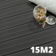 Kit terrasse composite - ATLANTA Anthracite 10m² à 50m²