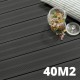 Kit terrasse composite - ATLANTA Anthracite 10m² à 50m²