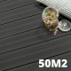 Kit terrasse composite - ATLANTA Anthracite 10m² à 50m²