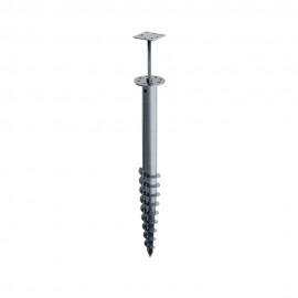 Vis de fondation G-800 support plat - COBRA SPIRAL 60x800mm