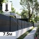 cloture alu composite gris