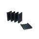 cloture sur muret en alu design