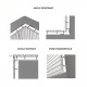 100 vis inox colorées bardage composite - fixation apparente 4,2x38mm