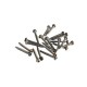 100 vis inox colorées bardage composite - fixation apparente 4,2x38mm