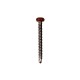 100 vis inox colorées bardage composite - fixation apparente 4,2x38mm