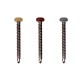 100 vis inox colorées bardage composite - fixation apparente 4,2x38mm