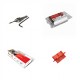 Pack visserie complète - 1000 vis RAZORSPIN 5x60mm - 1 forêt à chanfrein - 1 COBRA LINER - 8 DECKSPACER