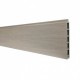 Kit clôture composite poteau sur platines - CRUZ Argent H-1,8m