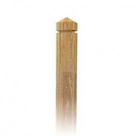 Poteau tête de diamant pin autoclave - LOUISIANE 90x90mm H-129cm