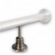 Support de main courante orientable sur poteau - Inox