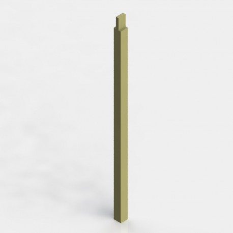 Poteau lamellé-collé autoclave - 120x120mm H-300cm
