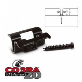 Clip pour terrasse bois Cobra 20