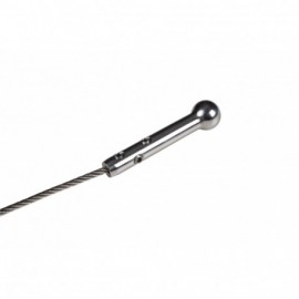 5 fixations câble inox sur poteau garde-corps - OXYNOV