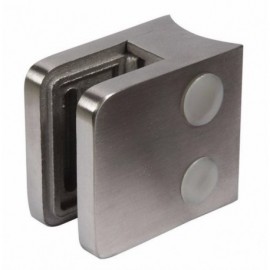 Pince à verre carrée inox garde-corps - OXYNOV