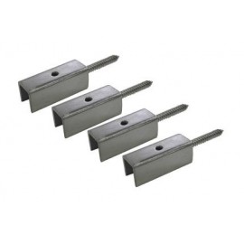 4 pattes de fixation rampe/poteau garde-corps - LOUISIANE