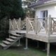 Balustre droit pour garde corps bois LOUISIANE