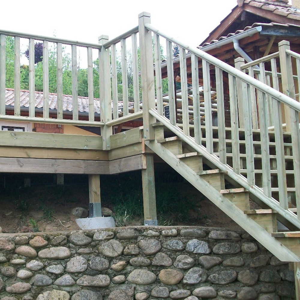 Barrière d'escalier et de balustre avec trousse d'installation