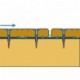 schéma de montage d'une bande bitumineuse bitudeck