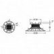 Plot terrasse dalle 50-80mm - TWIST 