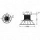 Plot terrasse dalle 80-140mm - TWIST 