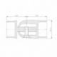 Coude articulé main courante inox - OXYNOV