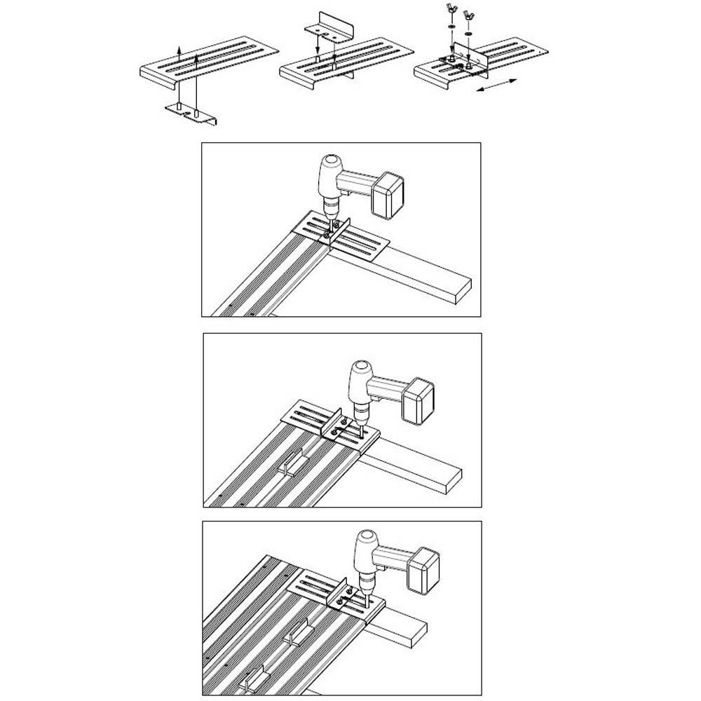 Kit Outils de préperçage et fraisage Cobra pour Terrasse Bois : mèche +  gabarit - Sud Bois : Terrasse, Bois Direct Scierie