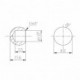 5 boules d'ornement pour tube inox - OXYNOV