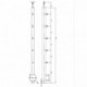 Poteau inox fixation latérale garde-corps - OXYNOV