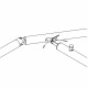 Support main courante orientable sur poteau - OXYNOV