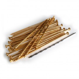 Vis zinguées TORX T30 8x260mm (25pcs) + foret 6x240m