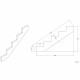 Escalier bois - 5 marches pleines L-120cm H-85cm