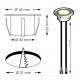 Spot LED encastrable blanc - SOFIA OWLIA