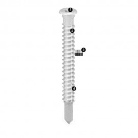 Vis Cobra Razorspin Lamb Alu A4 5.5x40mm (200pcs)
