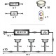 10 Spots SIROS RGB + Telecommande + Transfo 30W - Owlia