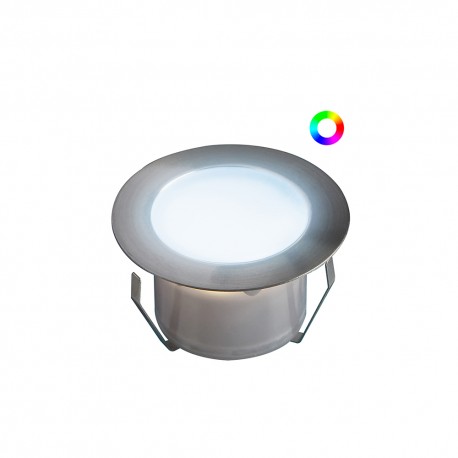 10 spots SIROS RGB, télécommande et transfo - OWLIA
