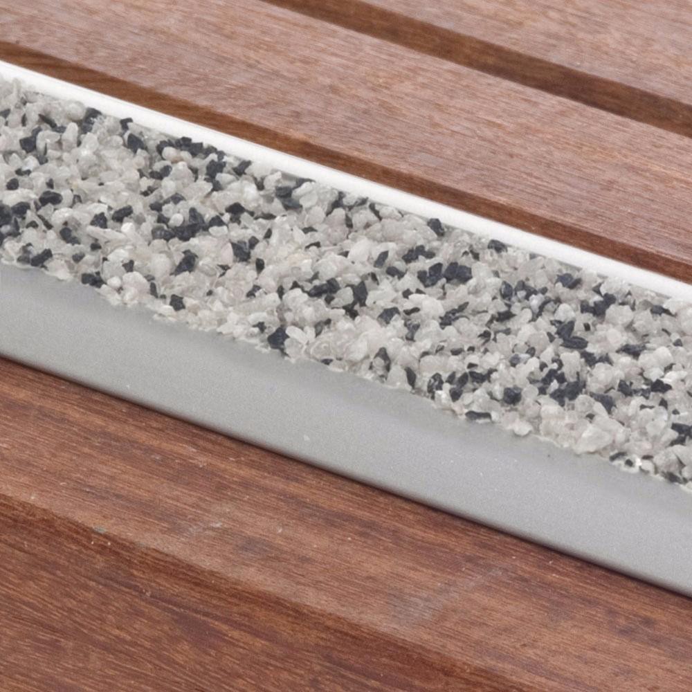 Antidérapant terrasse bois - Profil plat 38mm x 1m - Escalier pour  l'extérieur - Deck-Linea