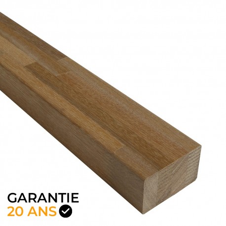 Lambourde 42x68mm - L3,90m en bois exotique lamellé-collé