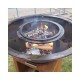 Brasero grill sur socle