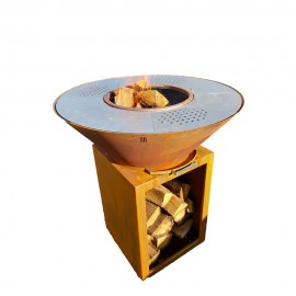 Brasero grill sur socle