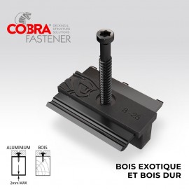 90 clips terrasse - COBRA HYBRID 8-25