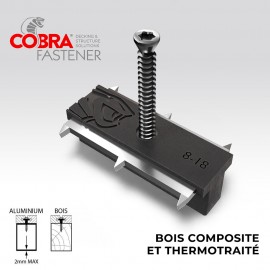 90 clips terrasse - COBRA HYBRID 8-18