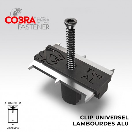 90 clips terrasse - COBRA TEE-AL