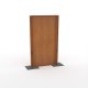 Poteau Corten 70x50mm - 2,50m (2 parties)