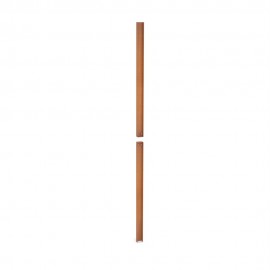 Poteau Corten 70x50mm - 2,50m (2 parties)